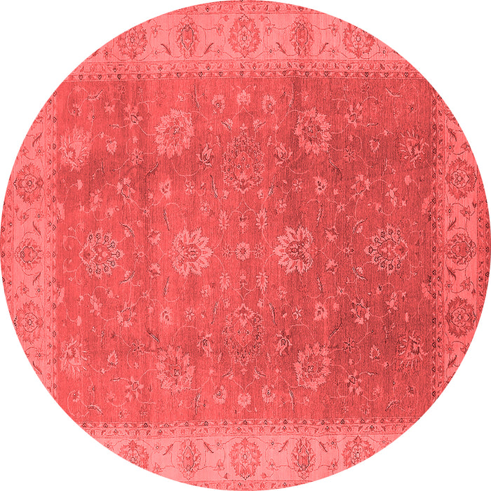 Machine Washable Oriental Red Traditional Rug, wshurb752red