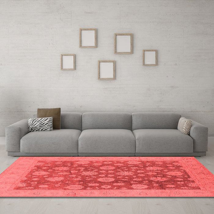 Traditional Red Washable Rugs