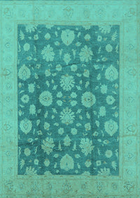 Oriental Turquoise Traditional Rug, urb753turq