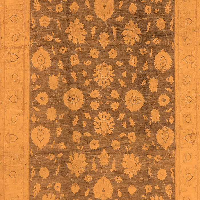 Oriental Orange Traditional Rug, urb753org