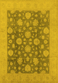 Oriental Yellow Traditional Rug, urb753yw