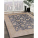 Machine Washable Industrial Modern Gray Rug in a Family Room, wshurb753