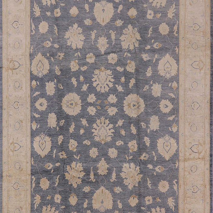 Mid-Century Modern Gray Oriental Rug, urb753