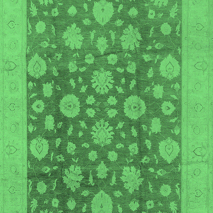 Oriental Emerald Green Traditional Rug, urb753emgrn