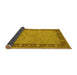 Sideview of Oriental Yellow Traditional Rug, urb754yw