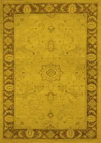 Oriental Yellow Traditional Rug, urb754yw