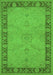 Oriental Green Traditional Rug, urb754grn
