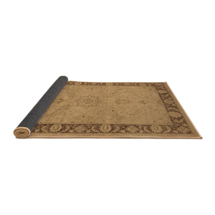 Sideview of Oriental Brown Traditional Rug, urb754brn