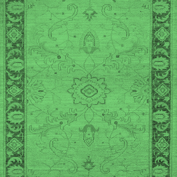 Oriental Emerald Green Traditional Rug, urb754emgrn