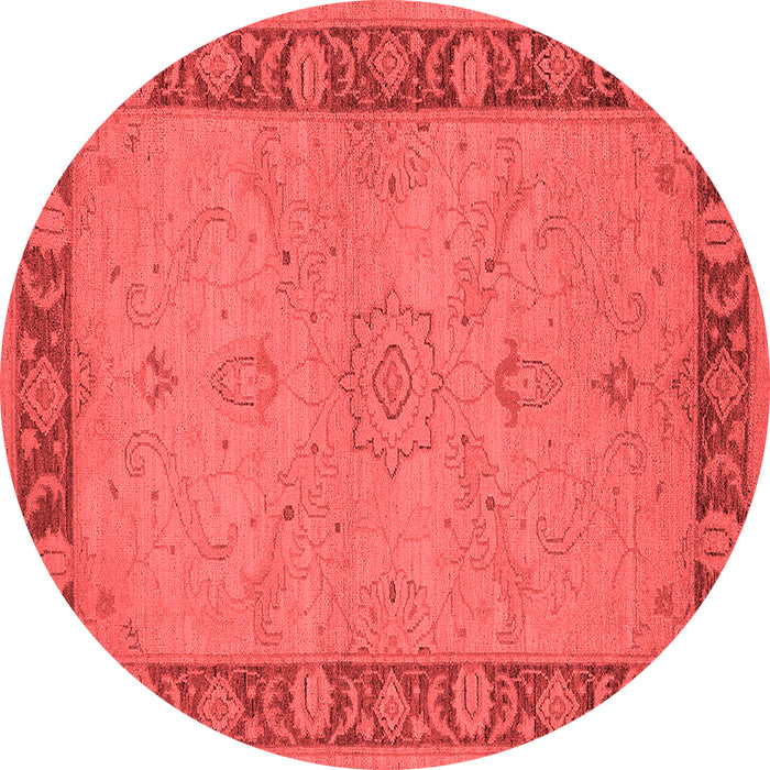 Machine Washable Oriental Red Traditional Rug, wshurb754red