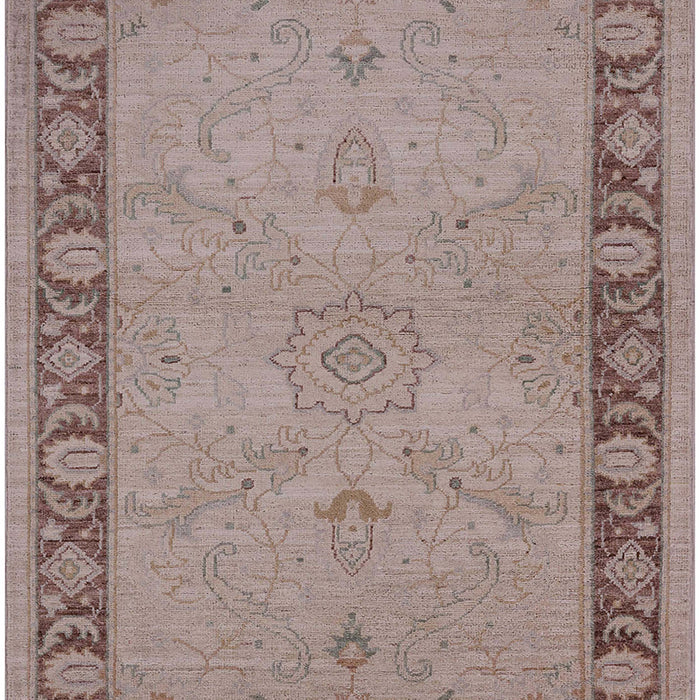 Machine Washable Industrial Modern Dark Almond Brown Rug, wshurb754