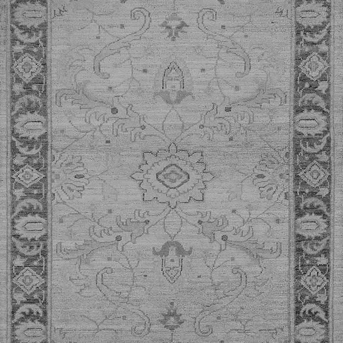 Machine Washable Oriental Gray Traditional Rug, wshurb754gry