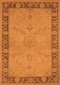 Oriental Orange Traditional Rug, urb754org