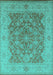 Oriental Turquoise Traditional Rug, urb755turq