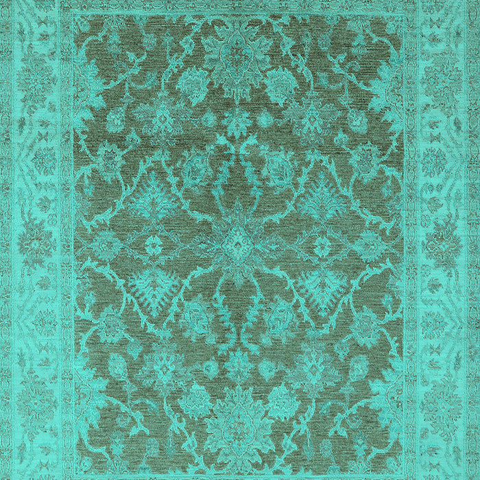 Oriental Turquoise Traditional Rug, urb755turq