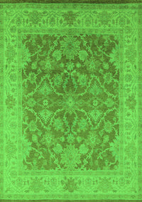 Oriental Green Traditional Rug, urb755grn