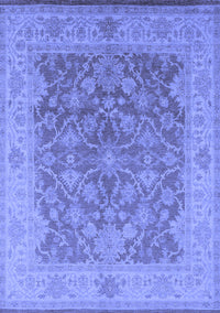 Oriental Blue Traditional Rug, urb755blu