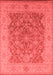 Oriental Red Traditional Area Rugs