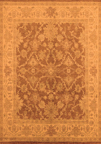 Oriental Orange Traditional Rug, urb755org