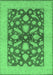 Oriental Emerald Green Traditional Rug, urb756emgrn