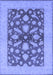 Oriental Blue Traditional Rug, urb756blu