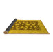 Sideview of Oriental Yellow Traditional Rug, urb756yw