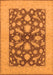 Machine Washable Oriental Orange Traditional Area Rugs, wshurb756org