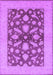 Machine Washable Oriental Purple Traditional Area Rugs, wshurb756pur