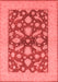 Oriental Red Traditional Area Rugs