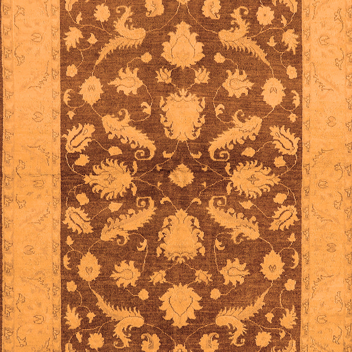Oriental Orange Traditional Rug, urb756org