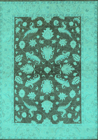 Oriental Turquoise Traditional Rug, urb756turq