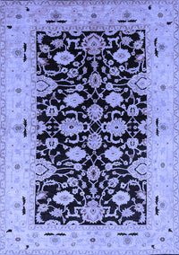 Oriental Blue Traditional Rug, urb757blu