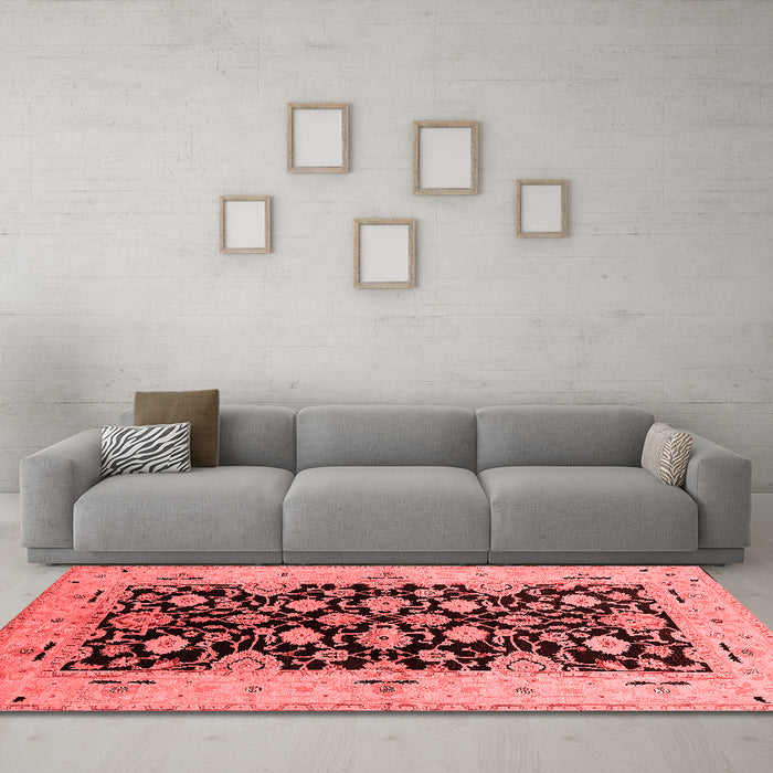 Traditional Red Washable Rugs