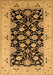 Oriental Brown Traditional Rug, urb757brn