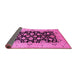 Sideview of Oriental Pink Traditional Rug, urb757pnk
