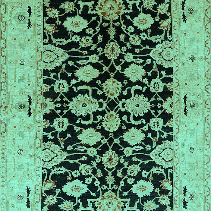 Oriental Turquoise Traditional Rug, urb757turq