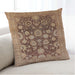 Lifestyle Image of Mid-Century Modern Urban Square Sandy Brown Throw Pillow, 18 inch by 18 inch, pwurb758