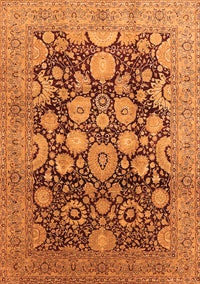 Oriental Orange Traditional Rug, urb758org