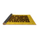 Sideview of Oriental Yellow Traditional Rug, urb759yw