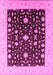 Machine Washable Oriental Pink Traditional Rug, wshurb759pnk