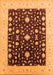 Oriental Orange Traditional Rug, urb759org