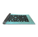 Sideview of Oriental Light Blue Traditional Rug, urb759lblu