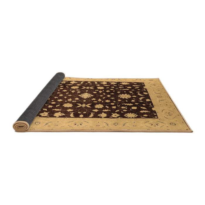 Sideview of Oriental Brown Traditional Rug, urb759brn