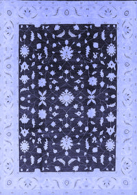 Oriental Blue Traditional Rug, urb759blu