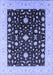 Oriental Blue Traditional Rug, urb759blu