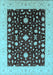 Oriental Light Blue Traditional Rug, urb759lblu