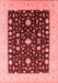 Oriental Red Traditional Area Rugs