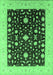 Oriental Emerald Green Traditional Rug, urb759emgrn