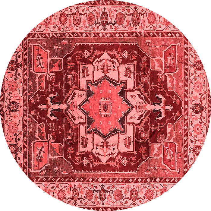 Machine Washable Persian Red Traditional Rug, wshurb760red