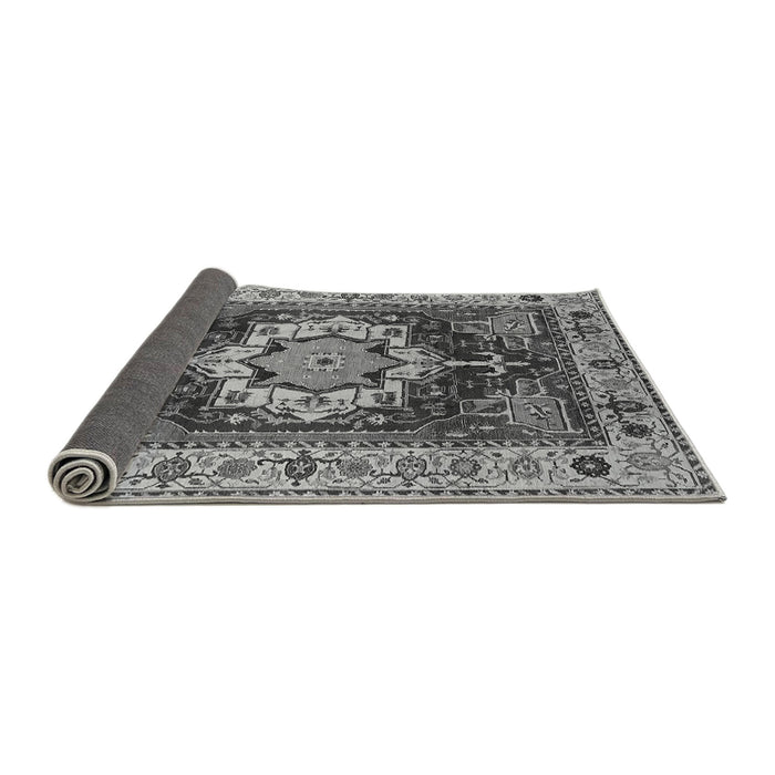 Sideview of Persian Gray Traditional Rug, urb760gry
